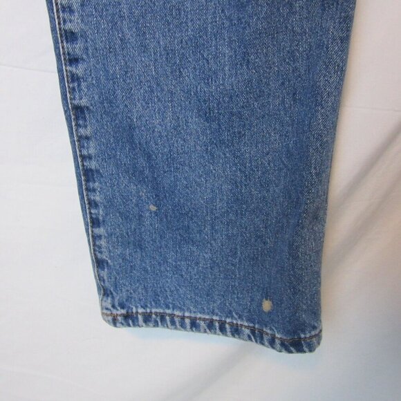Ariat Heritage Relaxed Boot Cut Blue Jeans Denim Men's 38 X 34 Work Outdoor - Picture 5 of 9